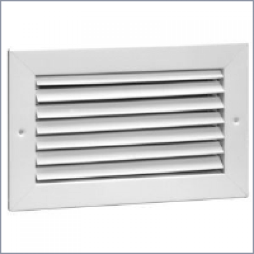 94A Steel Return Air Grille, 35-degree Fixed Blade (No Damper)